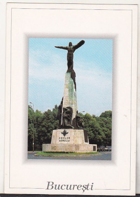 bnk cp Bucuresti - Statuia Aviatorilor - necirculata foto