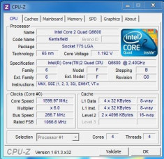 Procesor unitate PC Intel Quad Q6600 LGA775 2.40Ghz 8Mb Cache 1066fsb foto