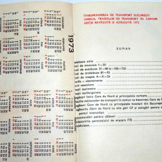 LOT 2 GHIDUL TRASEELOR DE TRANSPORT IN COMUN /ITB - 1973 SI 1982 + HARTA