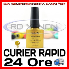 OJA SEMIPERMANENTA (PERMANENTA) BEAUTY GOLD #197 CANNI - MANICHIURA UV foto