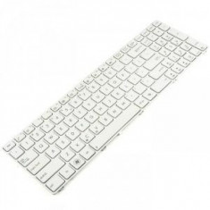 Tastatura laptop Asus A52JB white cu rama + Cadou foto