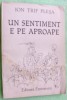 ION TRIF PLESA - UN SENTIMENT E PE APROAPE (VERSURI, 1988) [dedicatie/autograf]