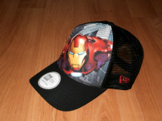 Sapca Marvel Iron Man Trucker , originala New Era 100 % , noua foto