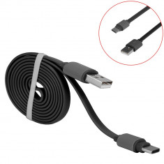 Cablu de date si incarcare USB 3.1 Type C - USB 2.0 tata lungime 1M - plat foto