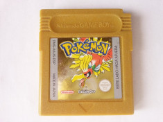 Pokemon Edicion Oro Gold Edition Nintendo Game Boy joc caseta discheta clasic foto