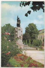 bnk cp Bistrita - Statuia Andrei Muresanu - necirculata foto