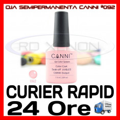 OJA SEMIPERMANENTA (PERMANENTA) CRISTAL PINK #092 CANNI - MANICHIURA UV foto