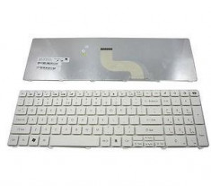 Tastatura laptop Packard Bell EasyNote TM81 white foto