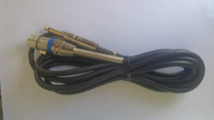 Cablu Profesional XLR mama - Jack 6,35 tata mono de calitate 10 m foto