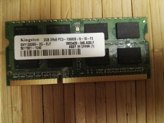 Ram Laptop Kingston 2 Gb DDR3 PC3-10600S SYN1333-S9-2G-ELF foto