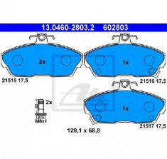 set placute frana,frana disc ROVER 200 hatchback XW PRODUCATOR ATE 13.0460-2803.2 foto