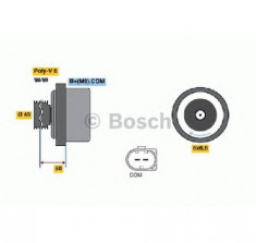 Generator / Alternator BMW 7 E65 E66 E67 PRODUCATOR BOSCH 0 122 0AA 2B0 foto