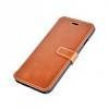 Book Case Tellur pentru Samsung Grand Prime, Leather, Brown foto