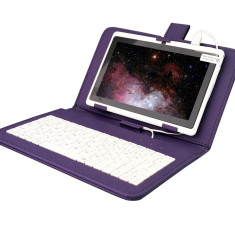 Husa tableta cu tastatura cu mufa MICRO USB de 8 inch Mov COD 119 foto