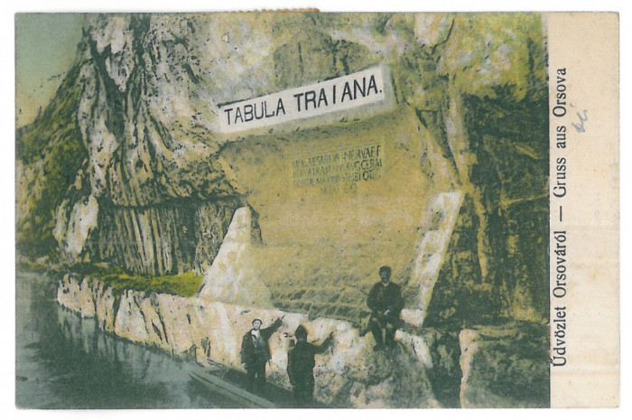 2826 - ORSOVA, Kazan, Tabula TRAIANA - old postcard - used