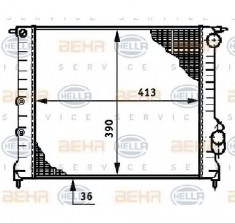 Radiator, racire motor RENAULT EXTRA Van F40 G40 PRODUCATOR HELLA 8MK 376 708-611 foto