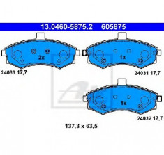 set placute frana,frana disc HYUNDAI ELANTRA XD PRODUCATOR ATE 13.0460-5875.2 foto