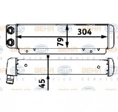 Radiator ulei, ulei motor MERCEDES-BENZ 190 W201 PRODUCATOR HELLA 8MO 376 725-391 foto