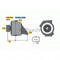 Generator / Alternator MERCEDES-BENZ E CLASS W210 PRODUCATOR BOSCH 0 122 0AA 1A0
