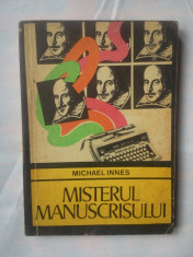 (C326) MICHAEL INNES - MISTERUL MANUSCRISULUI foto