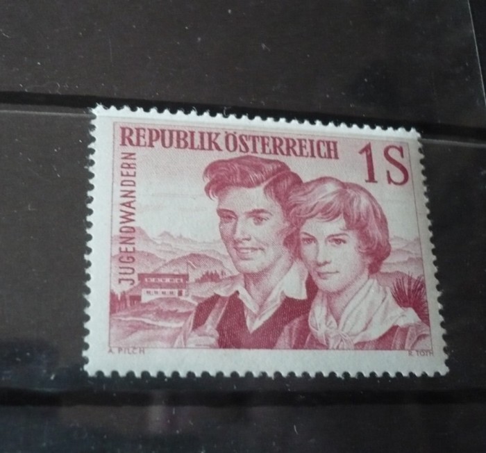 AUSTRIA 1960 – TINERI FERMIERI, timbru nestampilat AC131 AUSTRIA 1960 – TINERI FERMIERI, timbru nestampilat AC131