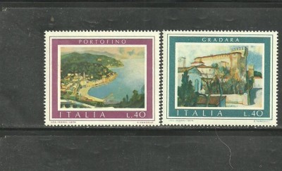 Italia 1974 - PICTURA PEISAJE DE VANGELLI, serie nestampilata, AC2 foto
