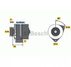 Generator / Alternator VOLVO 240 P242 P244 PRODUCATOR BOSCH 0 986 039 150 foto