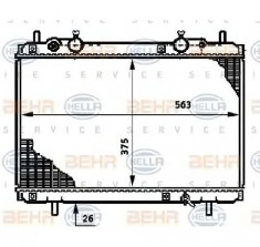 Radiator, racire motor FIAT BRAVA 182 PRODUCATOR HELLA 8MK 376 720-761 foto