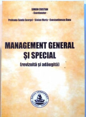 MANAGEMENT GENERAL SI SPECIAL ( REVIZUITA SI ADAUGITA ) de SIMION CRISTIAN , 2007 foto