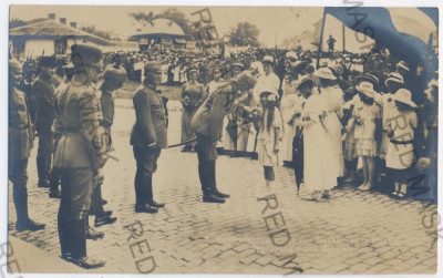 2751 - CONSTANTA, G-ral MACKENSEN, Parade - old postcard, real PHOTO - unused foto