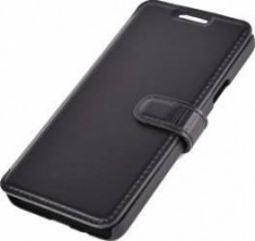 Book Case Tellur pentru Nokia Lumia 530, Leather, Black foto