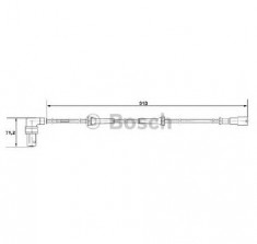 senzor,turatie roata BMW 3 E30 PRODUCATOR BOSCH 0 265 001 058 foto