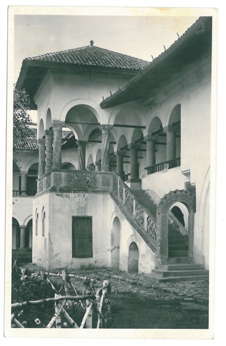 2655 - Valcea, HOREZU Monastery - old postcard, real PHOTO - unused - 1938
