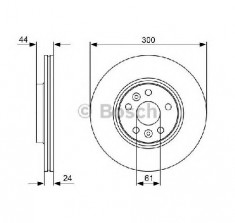 Disc frana RENAULT SC?IC II JM0 1 PRODUCATOR BOSCH 0 986 479 554 foto