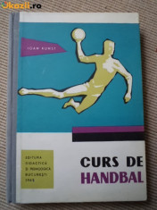 curs de handbal ioan kunst editura didactica si pedagogica 1963 RPR sport hobby foto