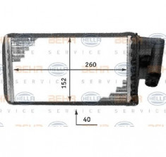 Schimbator caldura, incalzire habitaclu RENAULT LAGUNA I B56 556 PRODUCATOR HELLA 8FH 351 311-701 foto