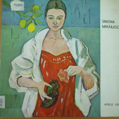 Simona Mihailescu pictura catalog expozitie Bucuresti Eforie 1983