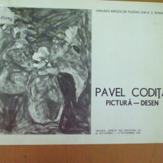 Pavel Codita pictura desen catalog expozitie 1984 Simeza Bucuresti