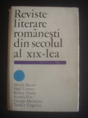 MARIN BUCUR ... - REVISTE LITERARE ROMANESTI DIN SECOLUL AL XIX-lea foto