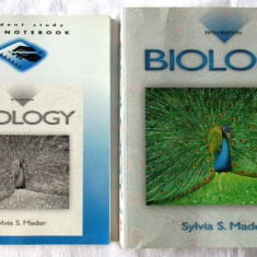 "BIOLOGY", 2 vol. Ed. V-a, Sylvia S. Mader, 1996. Manual + Caietul Studentului