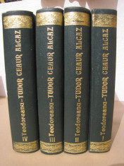 IONEL TEODOREANU - TUDOR CEAUR ALCAZ {1940} 4 volume , CU DEDICATIE foto