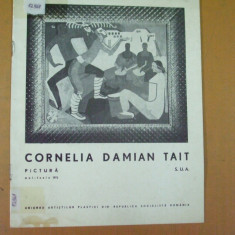 Cornelia Damian Tait pictura catalog expozitie 1973 Timisoara