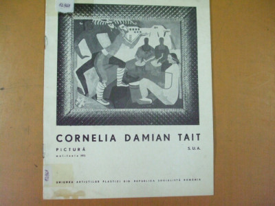 Cornelia Damian Tait pictura catalog expozitie 1973 Timisoara foto