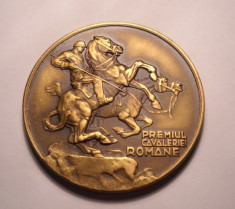 Medalie Concursul Hipic International Bucuresti 1939 - Premiul Cavaleriei Romane foto