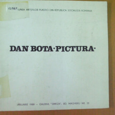 Dan Bota pictura catalog expozitie Bucuresti 1989 Simeza