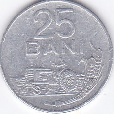 Moneda Romania ( R.S.R. ) 25 Bani 1982 - KM#94a VF