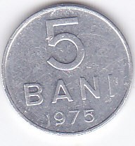 Moneda Romania ( R.S.R. ) 5 Bani 1975 - KM#92a XF