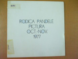Rodica Pandele pictura catalog expozitie Bucuresti 1977 Simeza