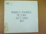 Rodica Pandele pictura catalog expozitie Bucuresti 1977 Simeza