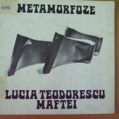 Lucia Teodorescu Maftei ceramica catalog expozitie Bucuresti 1982 Galateea